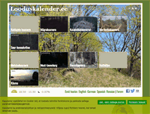 Tablet Screenshot of looduskalender.ee
